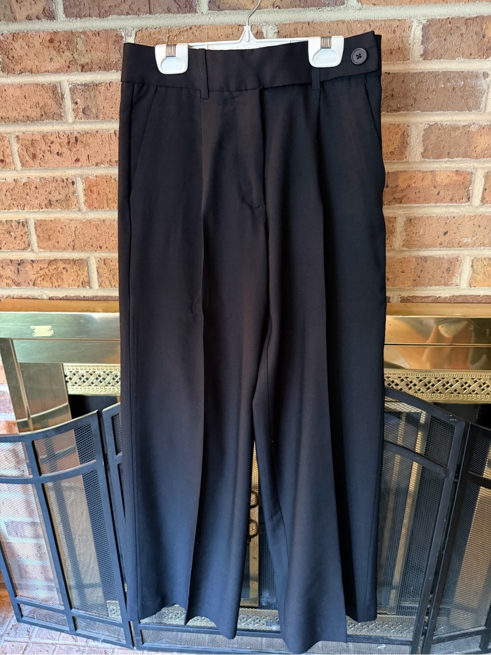 Truth Black Wide-Leg Trousers